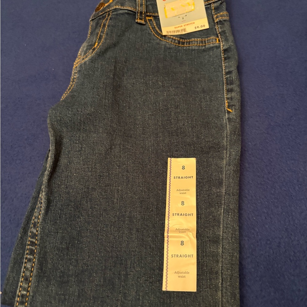 Cat & Jack Kids Dark Blue Straight Jeans